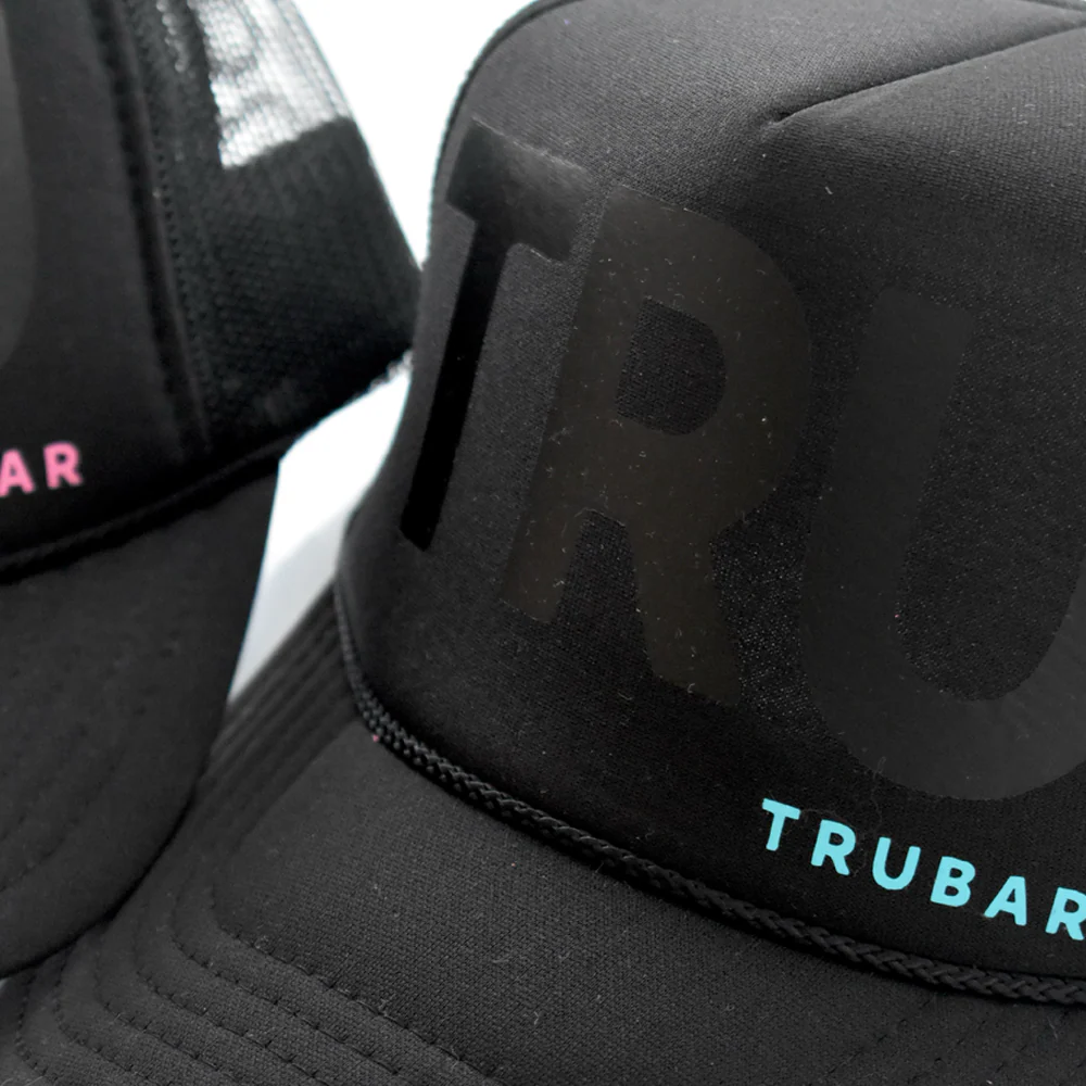TRU Trucker Hat - Pink Detail - Image 3